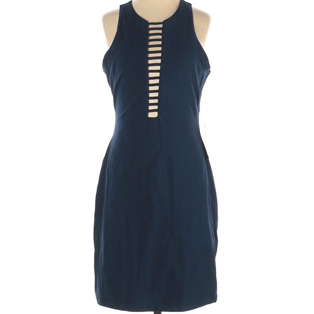 EXPRESS BLUE SLEEVELESS DRESS